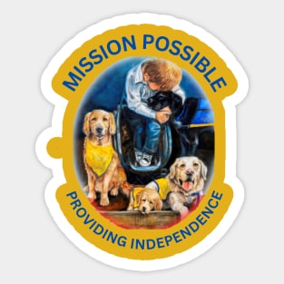 Mission to Provide Indenpendence Sticker